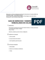 Cartilla Derechos y Dereberes Venezolanos en Colombia PDF