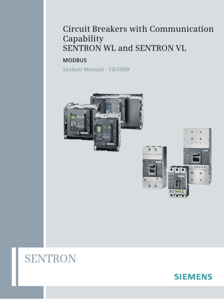 SENTRON WL VL Circuit Breakers With Communication Capability