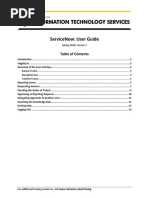 Servicenow: User Guide