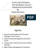 How I See The Role of Product Management Working in A Scrum Product Development Environment