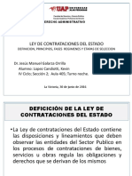 Ley de Contrataciones Del Estado