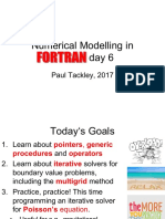Numerical Modelling in Fortran: Day 6: Paul Tackley, 2017