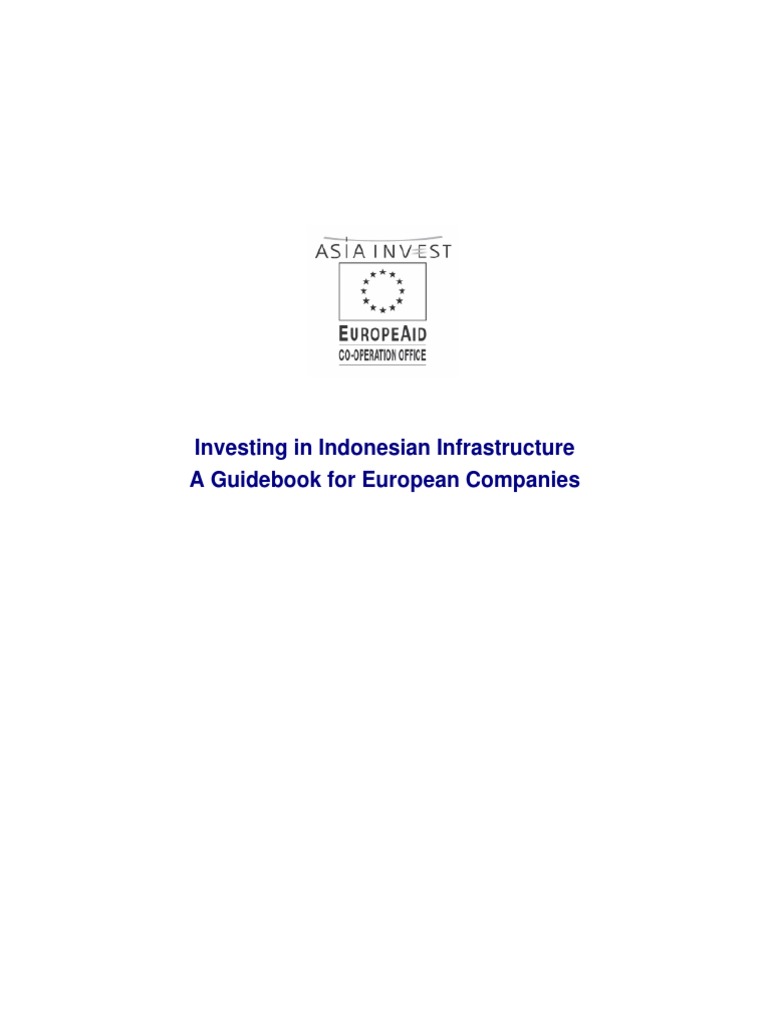 Investing in Indonesian Infrastructure