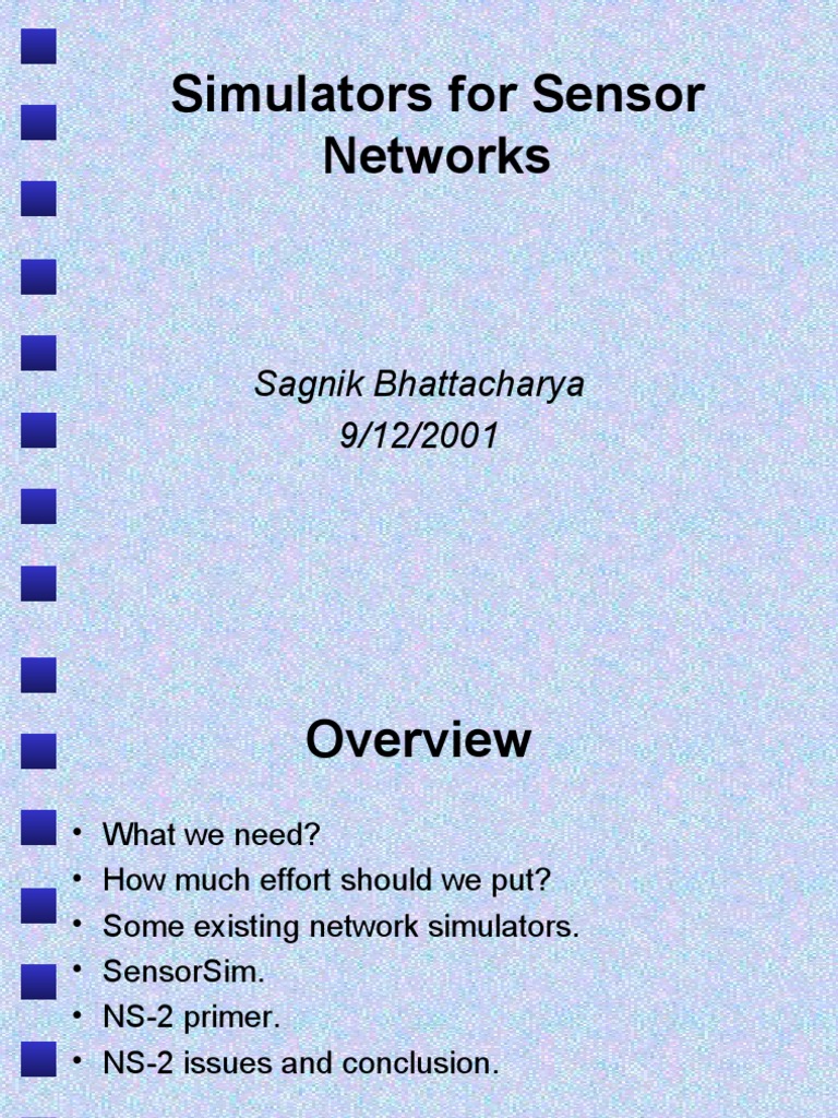 Overview of Sensor Network Simulators | PDF | Computer Network ...