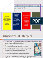 Mergers Which Are Two or More Companies Joining Together by Means For Survival. Merger Motivation