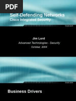 Self-Defending Networks: Cisco Integrated Security