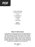 Download Writing Hip Hop Lyrics The Basics by hyperface SN3874167 doc pdf