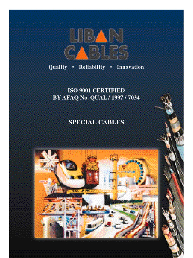 Special Fire Retardant Cables Catalog | PDF | Manufactured Goods ...