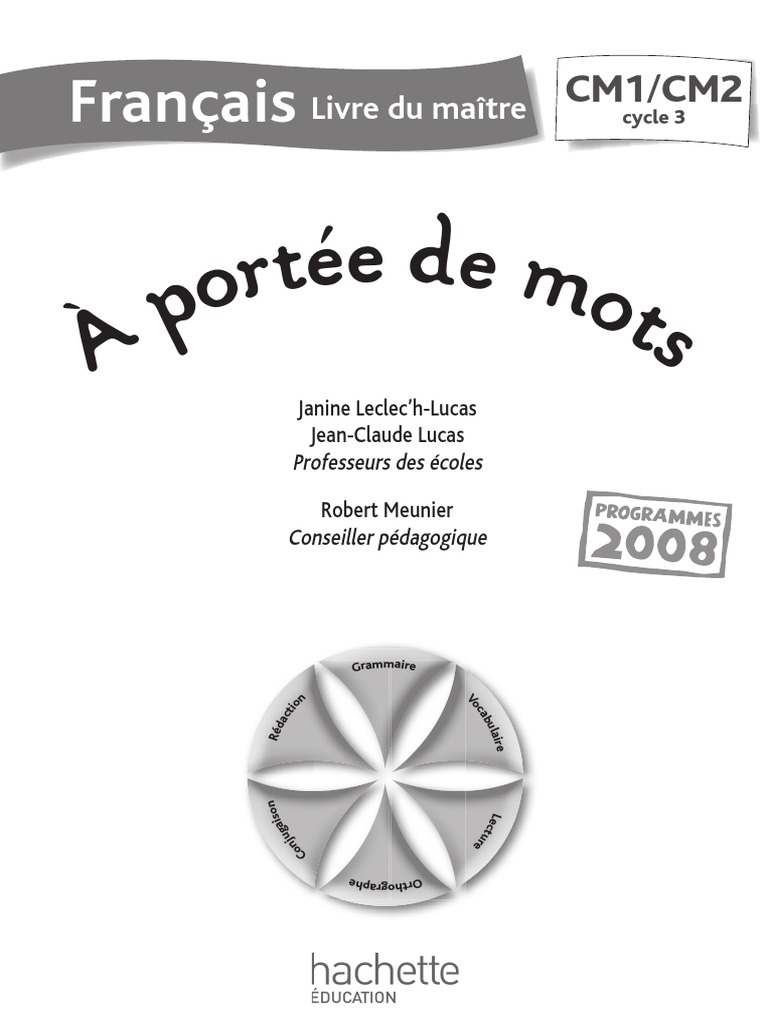 Français: Livre Du Maître, PDF, Grammaire