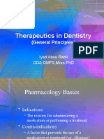 Therapeutics in Dentistry (General Principles)
