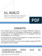 El Asilo: Derecho Internacional Público Licda. Paola Sovbio Argueta