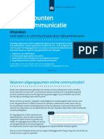 Afspraken over web 2.0-communicatie door rijksambtenaren