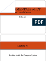 Fundamentals of Ict: 2+1 Credit Hours