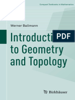 To Geometry and Topology: Werner Ballmann