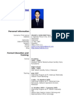 CV Summary for Telecom Engineer