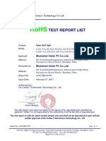 Test Report List: Coffee-T Electronics Technology Co LTD