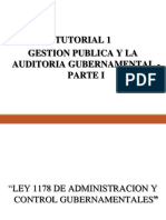 Tutorial 1 Gestion Publica Y La Auditoria Gubernamental - Parte I