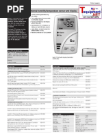 Testo 175-H2: Internal Humidity/temperature Sensor and Display