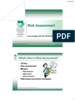 What's New in Risk Assessment?