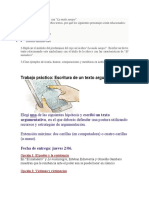 Trabajo Práctico: Escritura de Un Texto Argumentativo