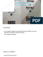 110 VDC Charger: Float Charger (FC) and Float Charger Boost Charger (FCBC)