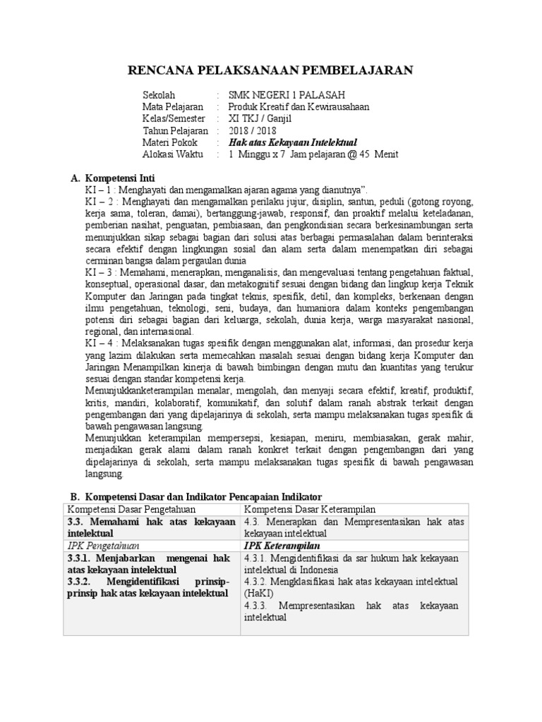 Contoh Soal Essay Tentang Hak Atas Kekayaan Intelektual