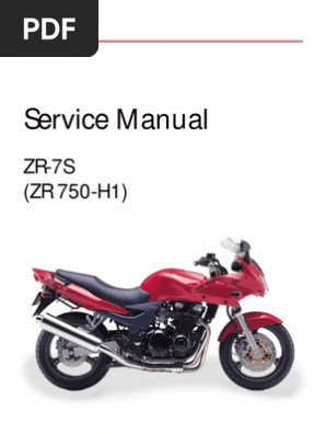 Werkstatthandbuch Kawasaki ZR-7 S (ZR 750-H1 German) | PDF