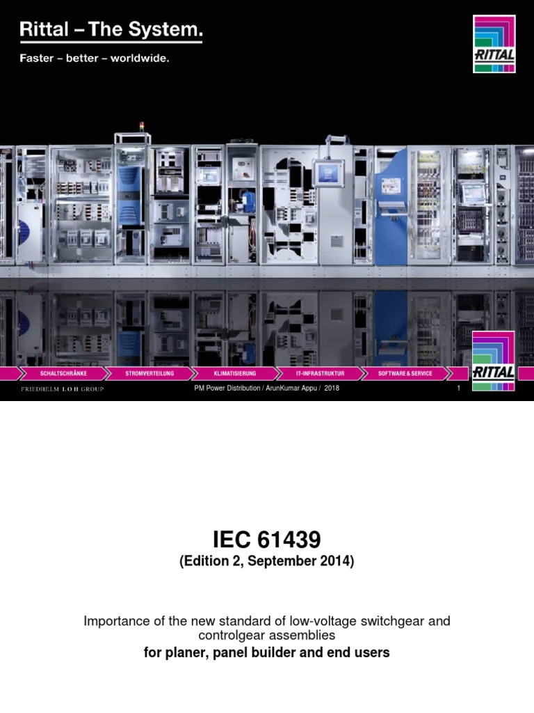 IEC 61439: Power Distribution Standards | PDF | Verification And ...