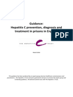 Guidance: Hepatitis C Prevention, Diagnosis and Treatment in Prisons in England