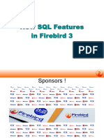 New SQL Features in Firebird 3