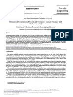 Numerical Simulation of Sediment Transport Along A Chann - 2017 - Procedia Engin PDF