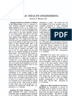Public Health Engineering: Arthur P. Miller, C.E