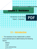Chapter 3 - Resistance: Introductory Circuit Analysis Robert L. Boylestad
