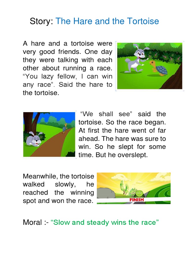 Slow and Steady Wins the Race Story | PDF