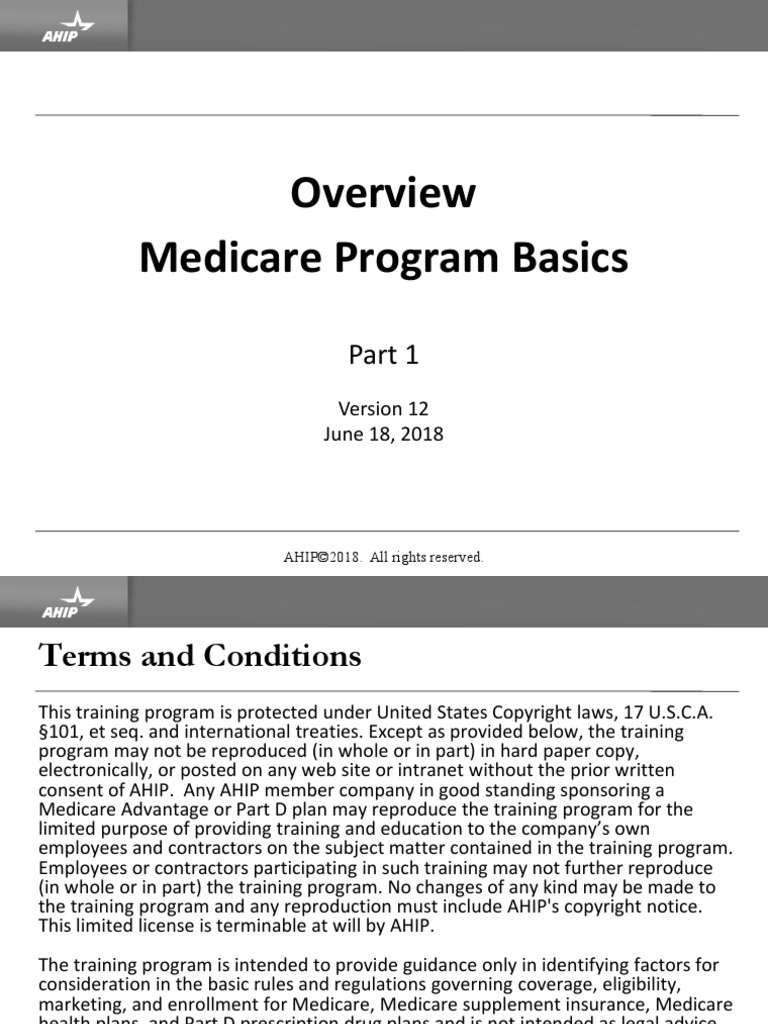 Medicare Module 1 Program Basics Download PDF | PDF | Medicare (United ...