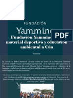 Yammine - Fundación Yammine llevó material deportivo y educación ambiental a Cúa