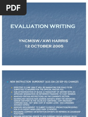Eval Training