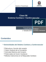 Clase 06: Sistema Cardiaco / Cardiovascular: Carrera Enfermería - Asignatura Fisiopatología