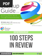 The Startup Guide 100 Steps To Building A Startup PDF