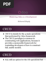 Odoo 11.0 Crud Development