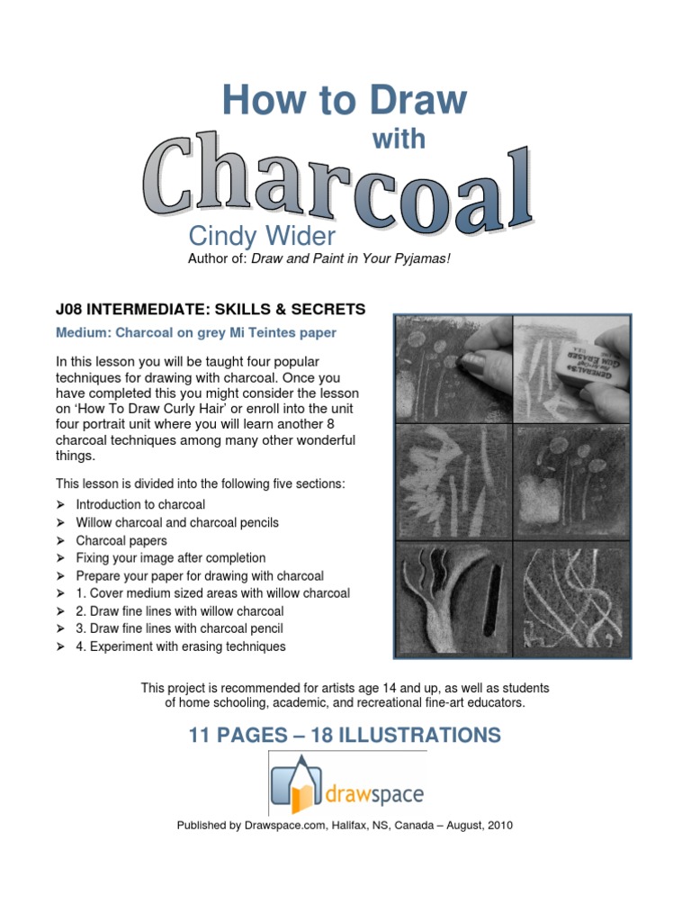 Com J08 - How To Draw With Charcoal | PDF | Drawing | Pencil