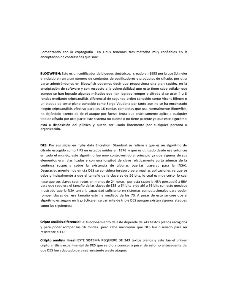 Unidad 3 Criptografia Pdf Contraseña Clave Criptografía