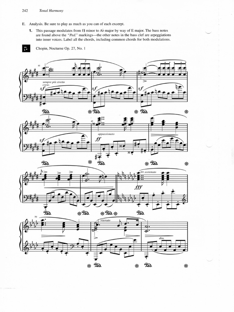 Kosta workbook for tonal harmony fifth edition pages 230 131