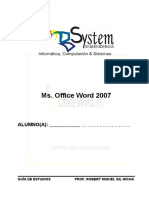 Ms. Office Word2007