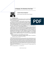 Ambrose Rajadurai - 2004 - Regulation of Shipping The Vital Role of Port State Control