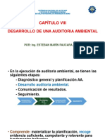 CAPÍTULO VIII (Desarrollo de Una Auditoria Ambiental) 2018-I