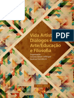 Vida Artista: Diálogos Entre Arte/Educação e Filosofia
