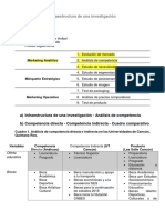 Infraestructura de Una Investigación