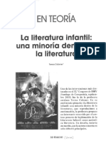 Lectura - 2 - Colomer - 2011 - La Literatura Infantil Una Minoría Dentro de La Literatura - CLIJ