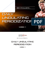 Daily Undulating Periodization - Week 1